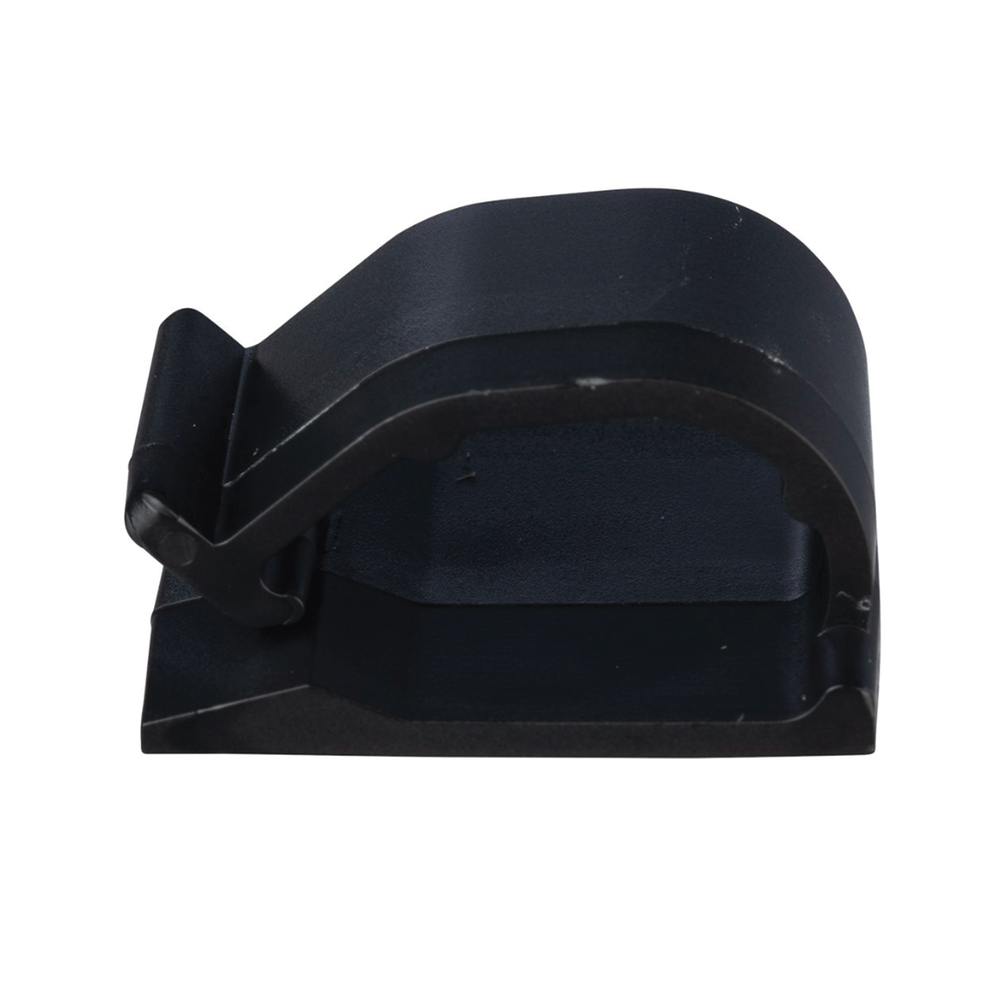 Clip de Nylon 6.6 con Adhesivo, Para Cables de Hasta 9.7 mm de Diámetro, Uso Interior/Exterior, Color Negro, Paquete de 100pz - Image 4