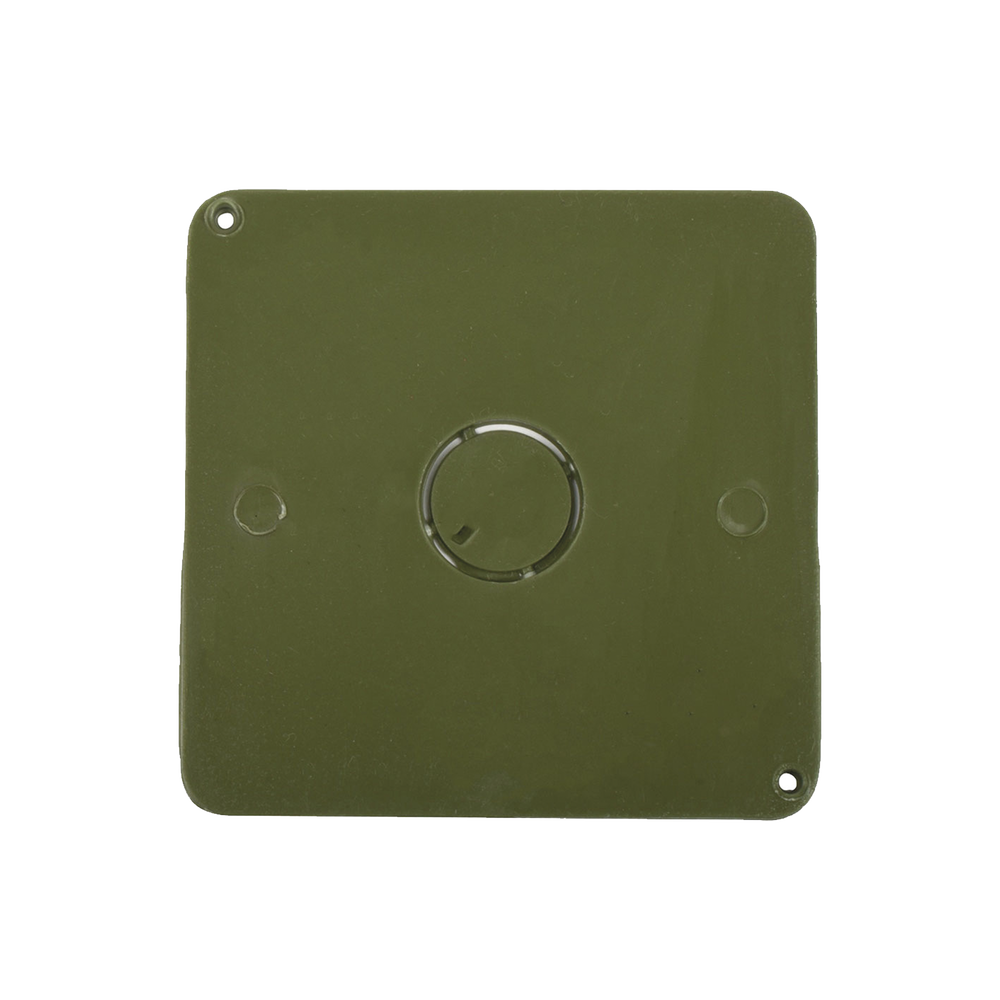Tapa  para Caja Cuadrada de 1/2" para instalaciones con tubería PVC Conduit pesado.