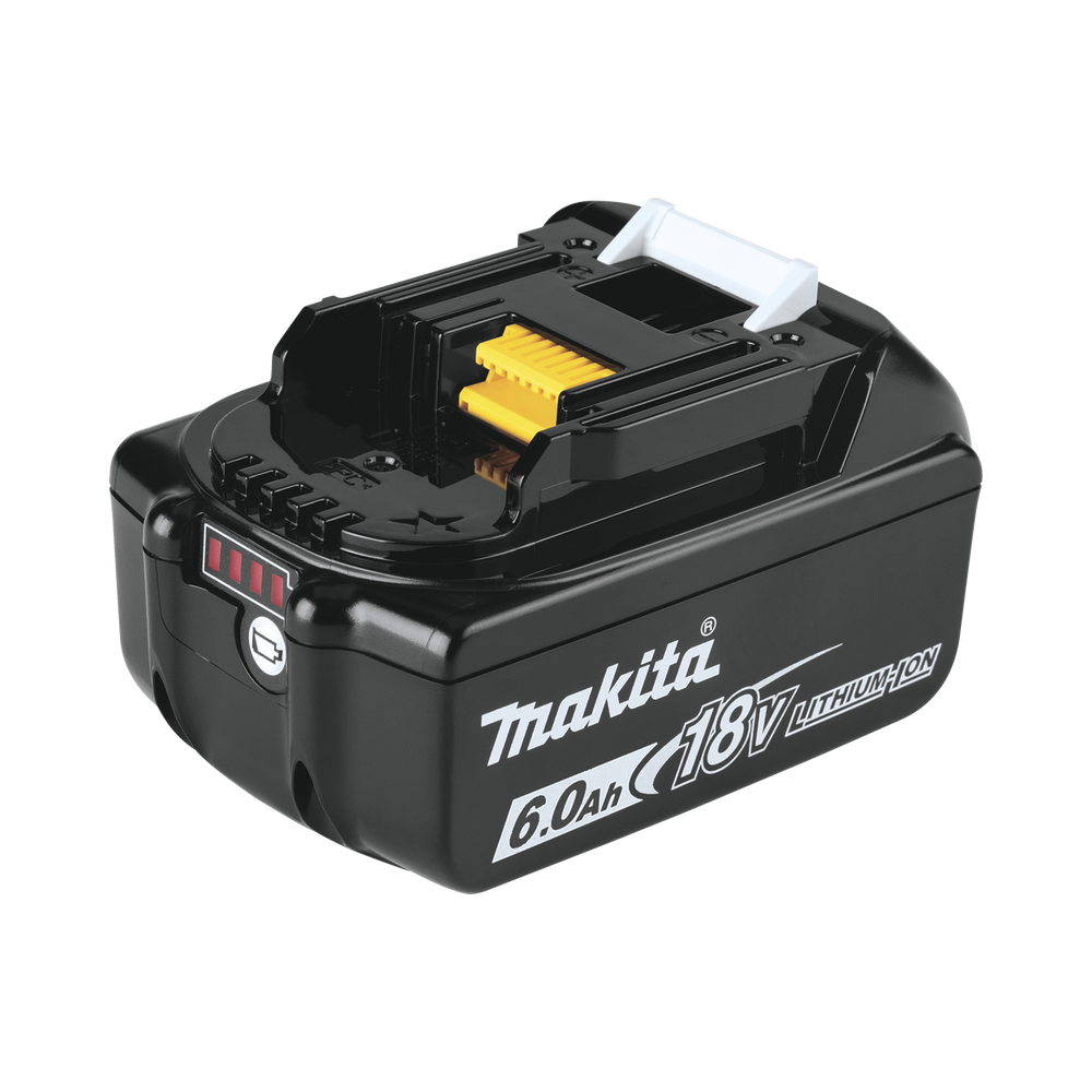 Batería LXT Litio-Ion de 18V 6.0 Ah, con led indicador de nivel de carga.