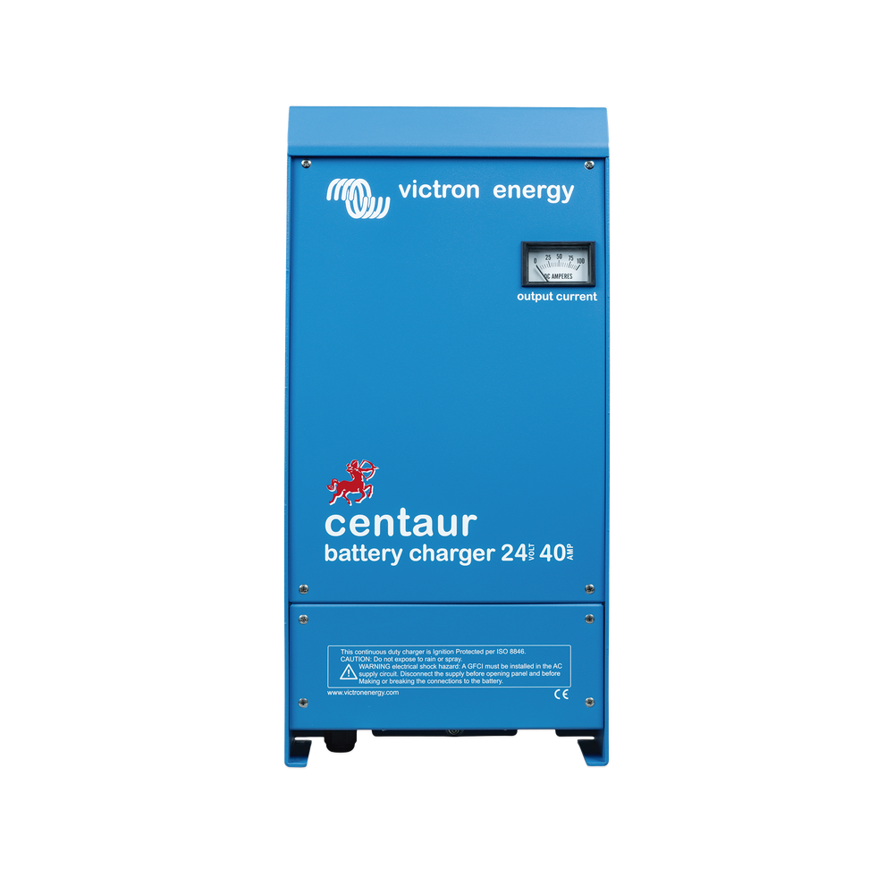 Centaur 24/40 / Cargador de Baterías 24V, 40A / Para Ambientes Marinos y Terrestres. /  Bancos de 160 a 400 Ah