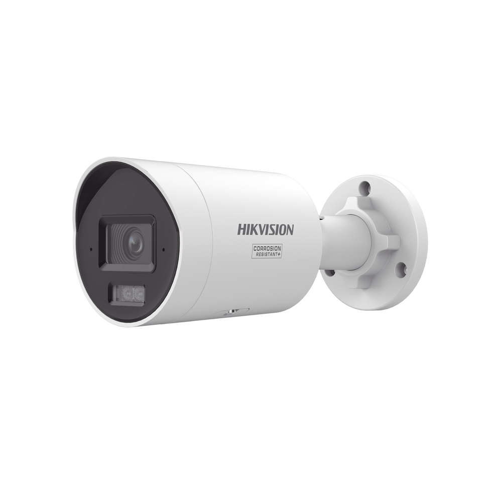 [Dual Light + ColorVu 3.0 + HikAI] Bala IP 6 Megapixel / Lente 2.8 mm / 40 mts IR + Luz Blanca / 2 Microfonos Integrados / Exterior IP67 / Estrobo Azul y Rojo /  WDR 130 dB / ACUSENSE 3.0 / Metal / NEMA 4X / ACUSEARCH