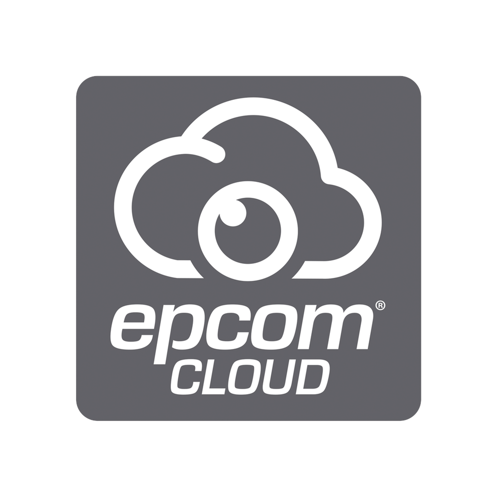 Suscripción Anual Epcom Cloud / Grabación en la nube para 1 canal de video a 2MP con 14 días de retención / Grabación continua