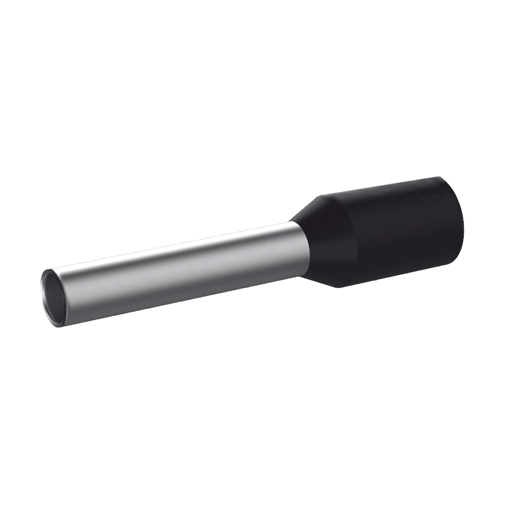 Ferrule Aislado PAN-TERM para Cable 16 AWG, Largo 16.5mm, DIN Color Negro. Paquete 500 Piezas - Image 3