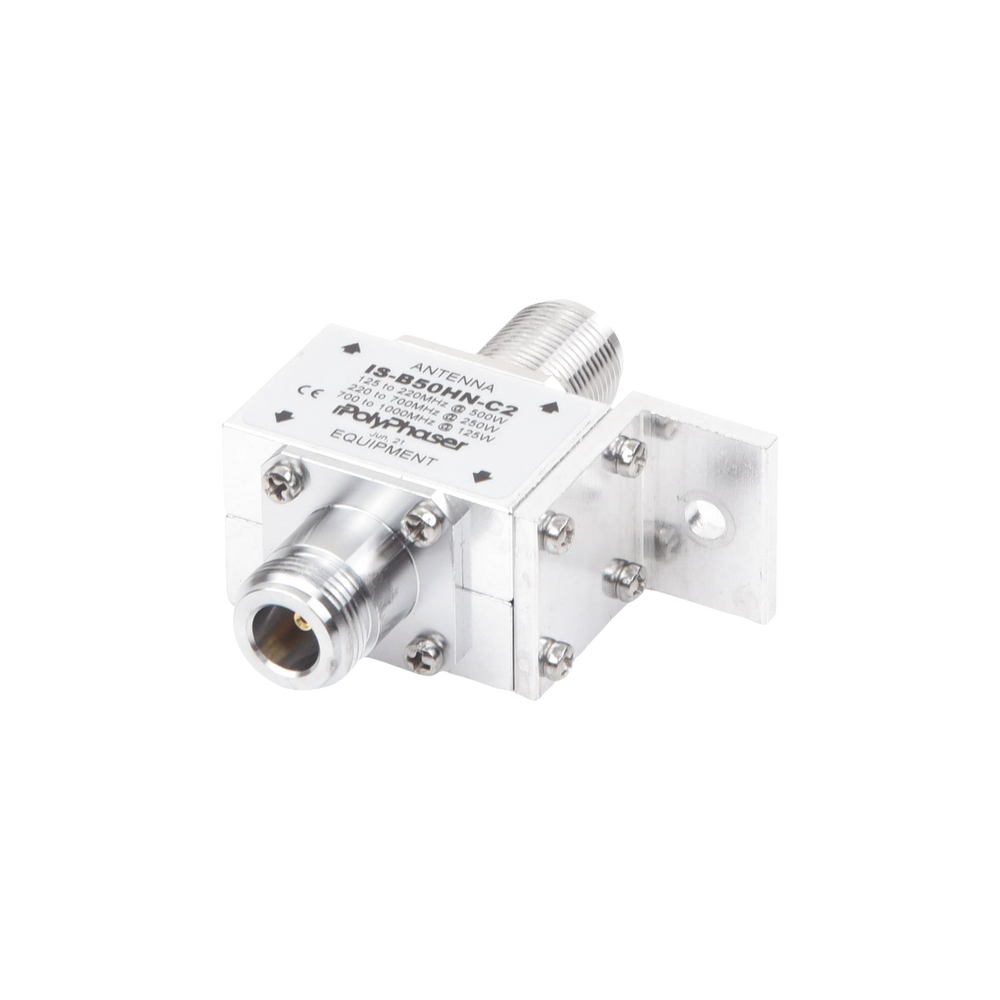 Protector RF Coaxial Para 125 a 1000 MHz Con Ceja Frontal Con Conectores N Hembra en Ambos Lados, 50 Ω - Image 2