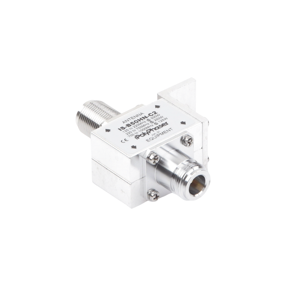 Protector RF Coaxial Para 125 a 1000 MHz Con Ceja Frontal Con Conectores N Hembra en Ambos Lados, 50 Ω - Image 4