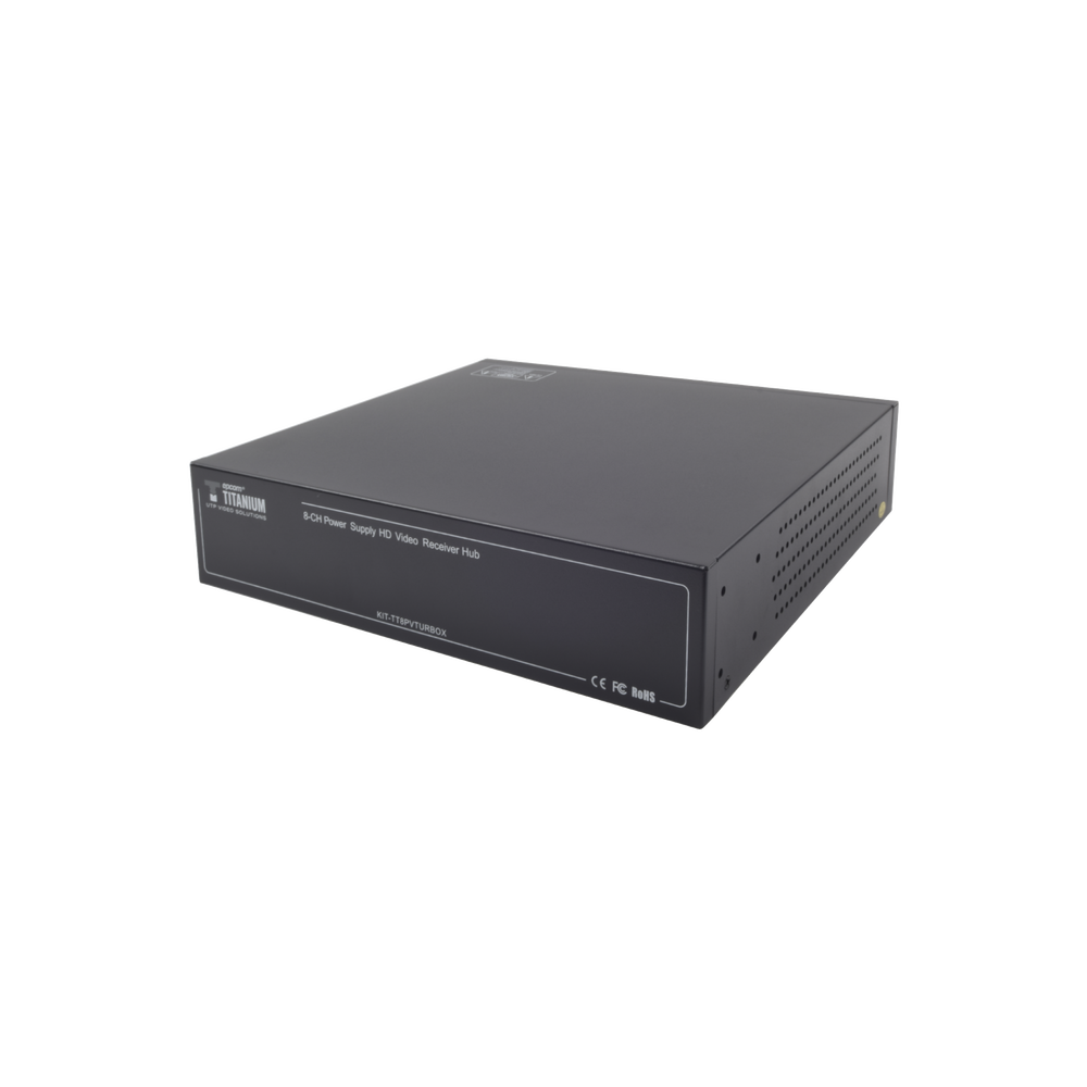 Kit de TRANSCEPTOR ACTIVO DE 8 CANALES / VIDEO+PODER en un solo Cable UTP / 150 metros en 4K, 200 metros en 5 MP/ Envía 36 Vcc y Recibe 12 Vcc / TODO INCLUIDO PARA RACK / Compatible con cámaras HD-TVI/CVI/AHD/CVBS / INSTALACIÓN LIMPIA - Image 5