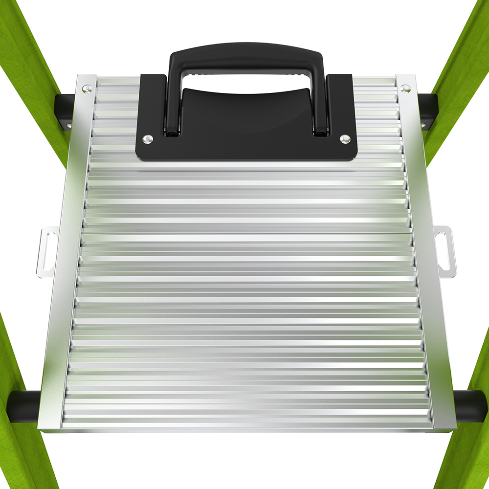 Escalera de Aluminio + Fibra de Vidrio de 1.8m con Soporte para Herramienta. !La Más Liviana del Mundo! (SKU:15406-001) - Image 7