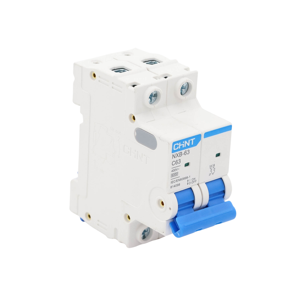 Pastilla para Riel Din, 2 Polo, 63 Amp, Vca:110/415v, 6kA, Catálogo: NXB632PC63, Serie: NXB-63. - Image 4