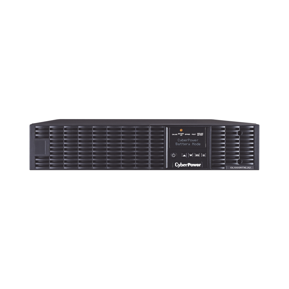 UPS de 1000 VA/900 W, Online Doble Conversión, Entrada 120 Vca NEMA 5-15P, Onda Senoidal Pura, Rack o Torre de 2 UR, Con 8 Tomas NEMA 5-15R