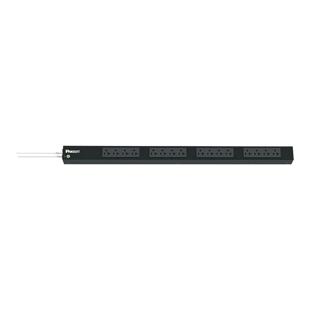 PDU Básico para Distribución de Energía, Enchufe de Entrada NEMA 5-20P, Con 16 Contactos NEMA 5-20R, de Instalación Vertical, 20 Amp, 120 Vca