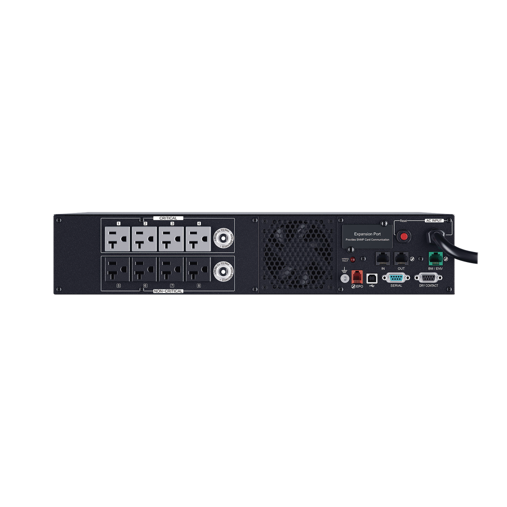 UPS de 2200 VA/2200 W, Topología Línea Interactiva, Entrada 120 Vca NEMA L5-30P, Onda Senoidal Pura, Torre o Rack 2 UR, Con 8 Tomas NEMA 5-20R - Image 2
