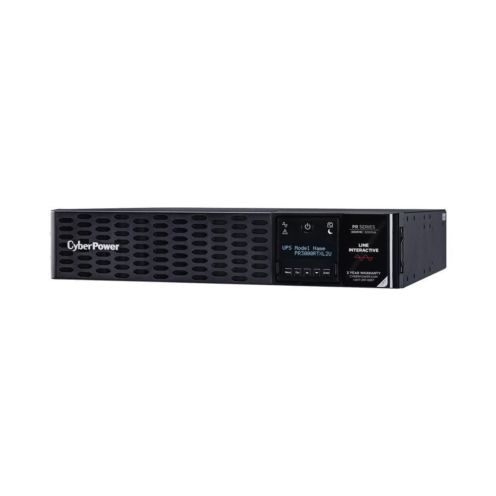 UPS de 3000 VA/3000 W, Topología Línea Interactiva, Entrada 120 Vca NEMA L5-30P, Onda Senoidal Pura, Torre o Rack de 2 UR, Con 8 Tomas 5-20R y 1 L5-30R - Image 3