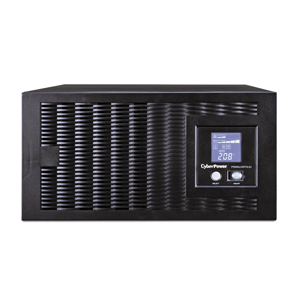UPS de 5000 VA/4500 W, Topología Línea Interactiva, 200 - 240 Vca de Entrada, 208 Vca de Salida, Onda Senoidal Pura, Torre o Rack 5 UR, Con 3 Tomas NEMA L6-30R y 2 NEMA L6-20R