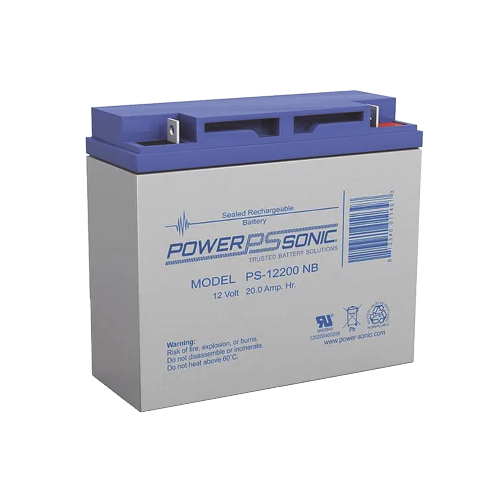 Batería 12V, 20AH, Para Respaldo, Tecnologías AGM/VRLA, 5 Años Vida Útil, Terminales NB2, Reconocida UL