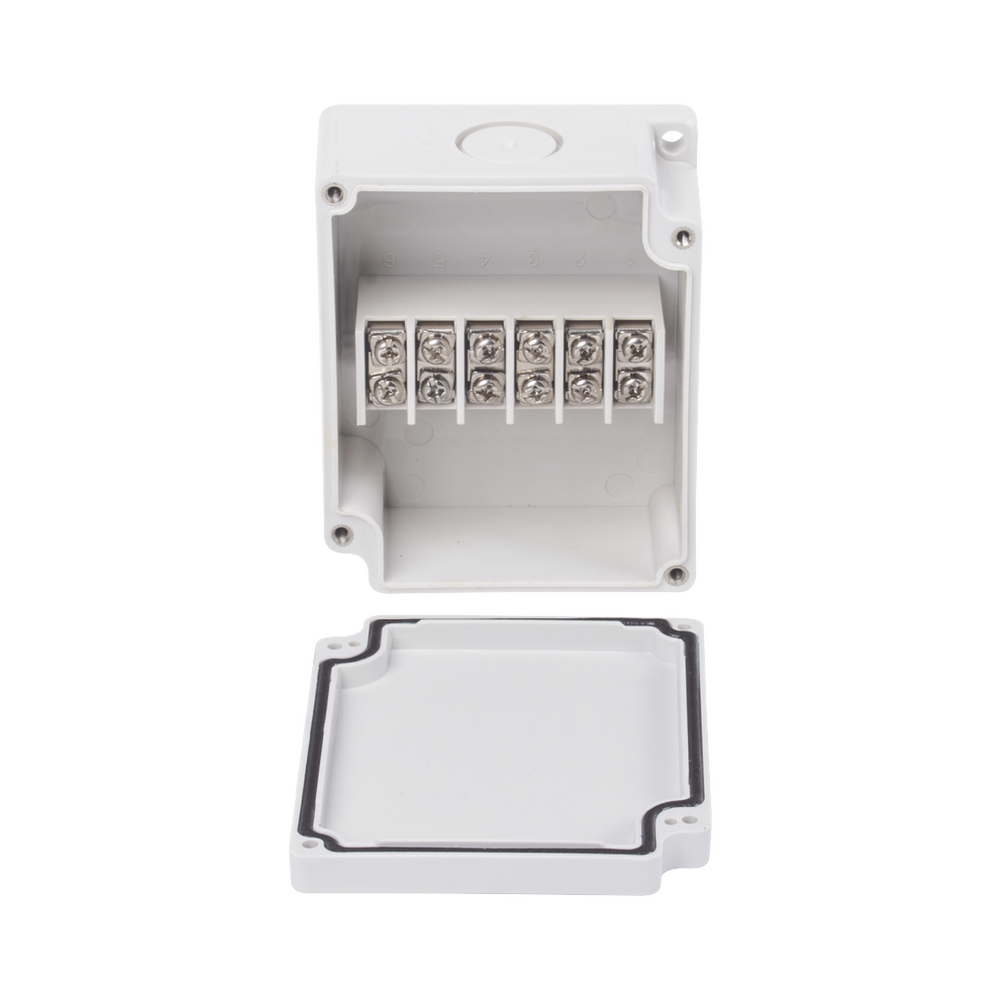 Cajas de Interconexión  con 6 Terminales. De 91 x 75 x 43 mm