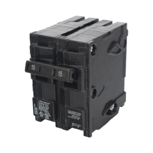 Interruptor automático enchufable tipo QP 2 polos, 15 amp