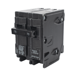 Interruptor automático enchufable tipo QP 2 polos, 70 amp