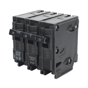 Interruptor automático enchufable tipo QP 3 polos, 30 amp