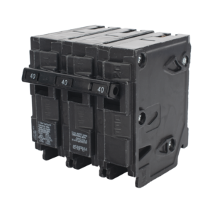 Interruptor automático enchufable tipo QP 3 polos, 40 amp