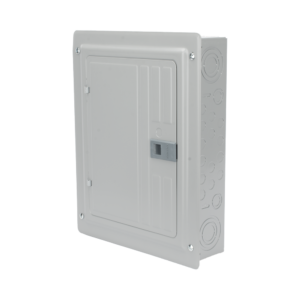 Centro de carga monofásico 1 Fase, 3 Hilos para interruptores QP, de 12 polos - 24 circuitos, 120/240vca, Barras de aluminio 125 Amp, Nema 1, uso interior. Incluye tapa.