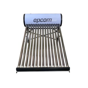 Bóiler Solar de 150L, Baja Presión con 15 Tubos de Vacío de Mayor Resistencia y Termotanque Inoxidable de Grado Alimenticio 150 L Resistentes a Granizo de Hasta 25 mm/ l, Incluye Anodo de Magnesio