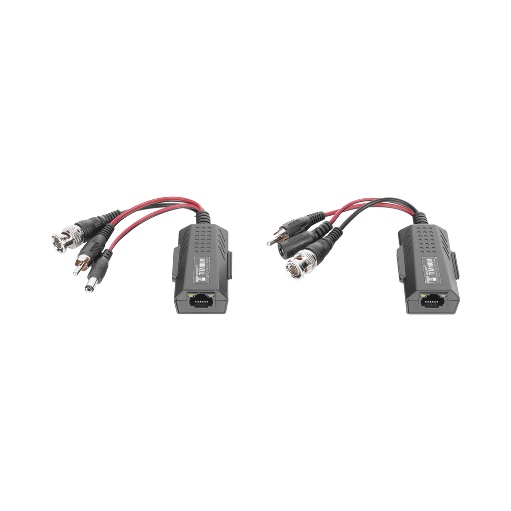 Kit de transceptores activos, envía alimentación 12V/24Vcc/AC, video y audio a una distancia de hasta 150 m en 4K para aplicaciones de video por UTP Cat 5e / 6 en alta definición. - Image 2