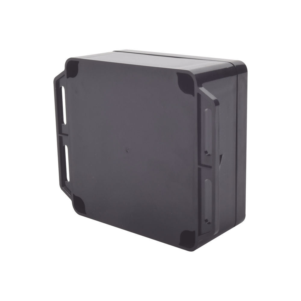 Gabinete Plástico Negro para Exterior (IP65) de 120 x 120 x 60 mm Cierre por Tornillos. - Image 4