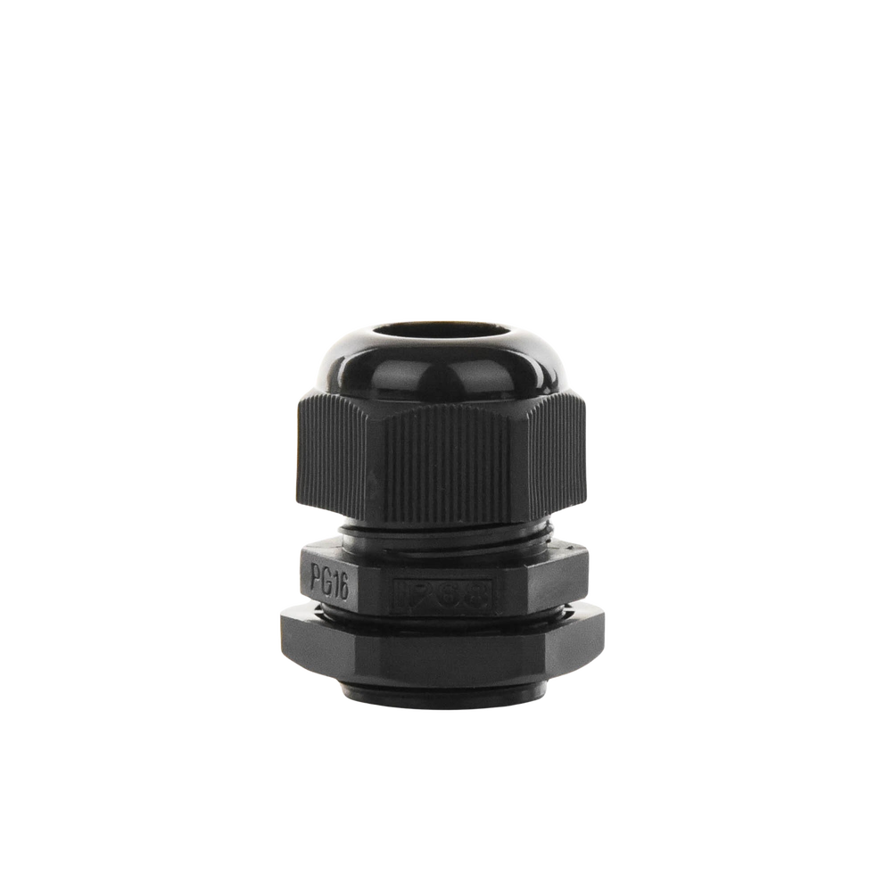 Conector Plástico Negro Tipo Glándula para Cable de 10 a 14 mm de Diámetro. - Image 4