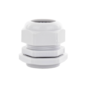 Conector Plástico Tipo Glándula para Cable de 22 a 32 mm de Diámetro.