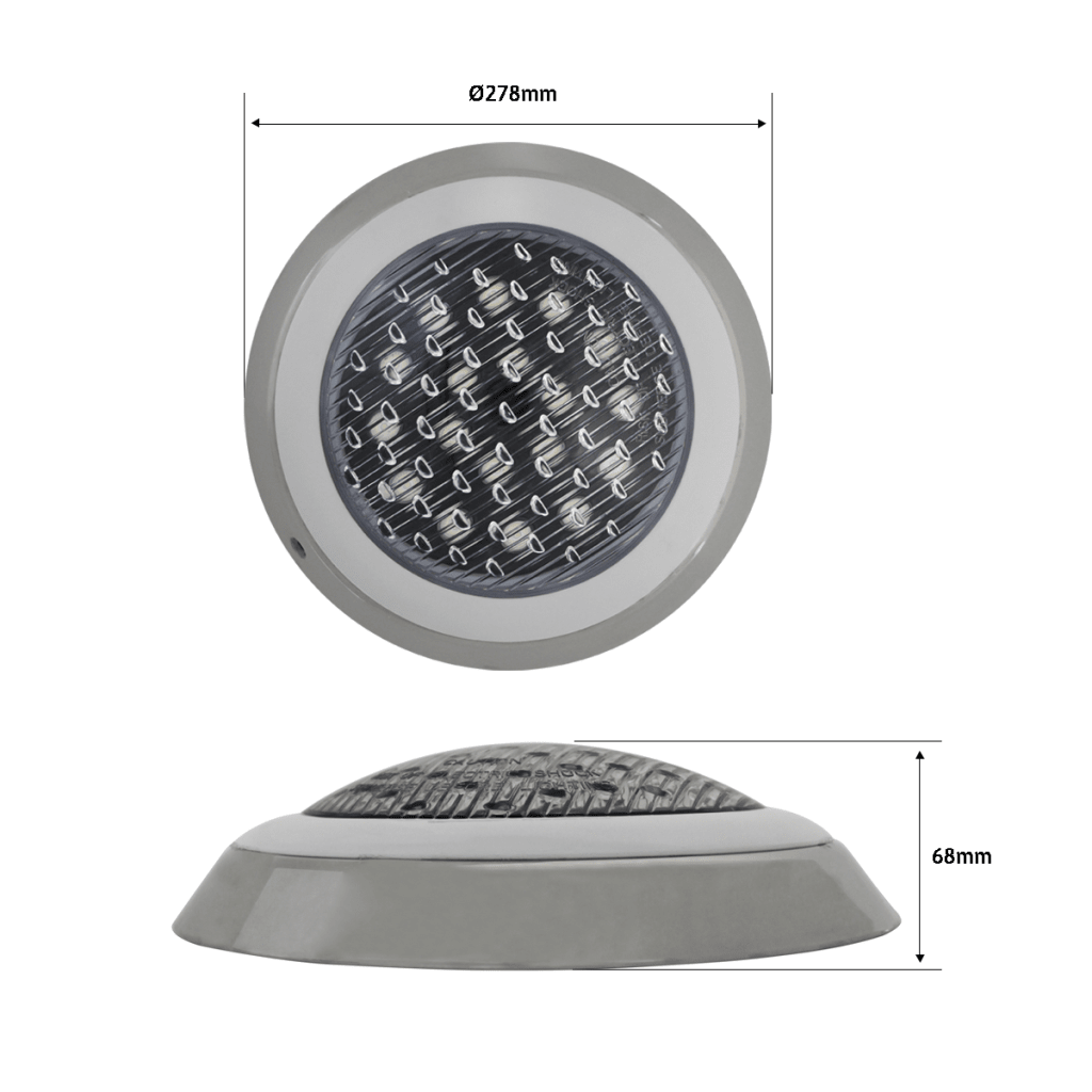 Luminario Sumergible RGB / 18W / 2340 lm / IP68 / Ø290mm x 62mm / Uso Exterior / Transformador JPY-50 - Image 2
