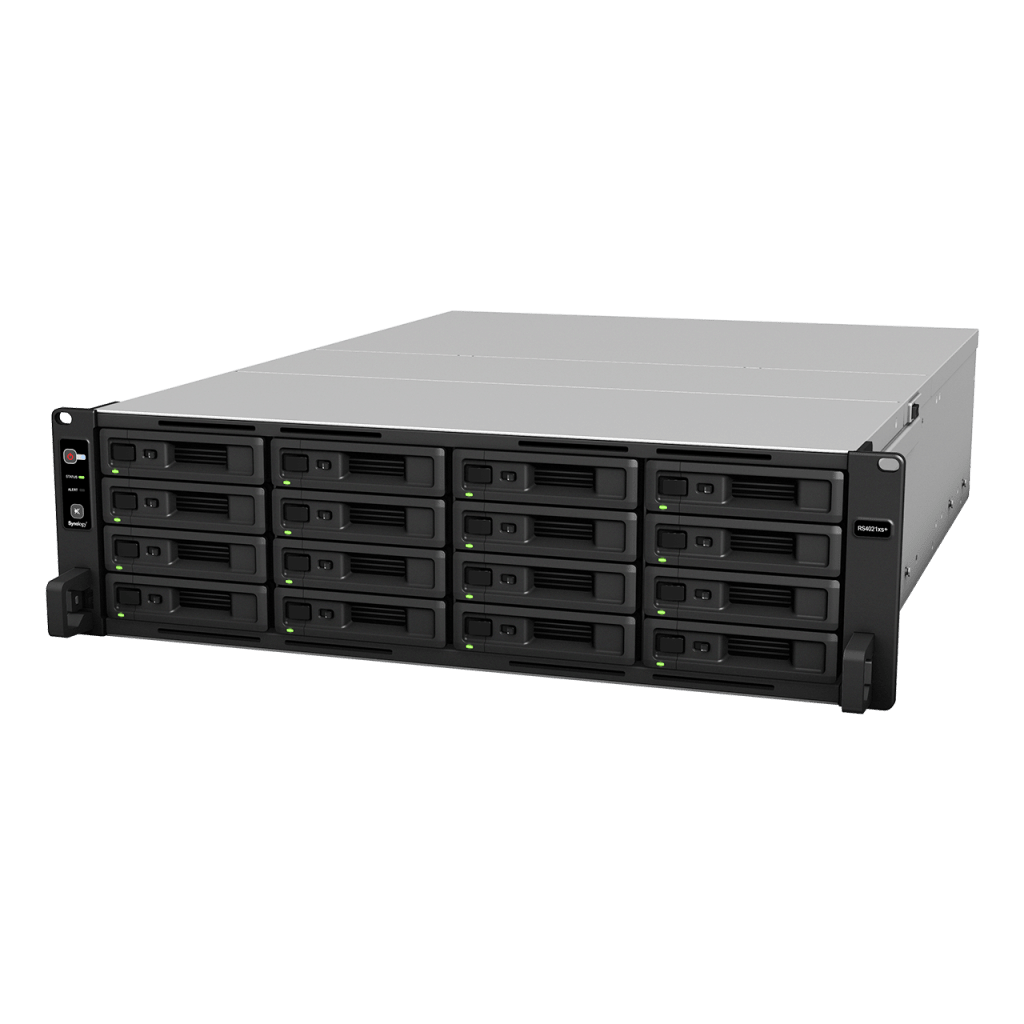 Servidor de Almacenamiento Synology RackStation RS4021xs+ | 16 Bahías | Procesador Intel Xeon D-1541 de 8 Núcleos | Memoria 16 GB Ampliable a 64 GB | RAID F1, 0, 1, 5, 6, 10 | 403,000 IOPS | 6,200 MB/s Lectura Secuencial | Energía Red - Image 4