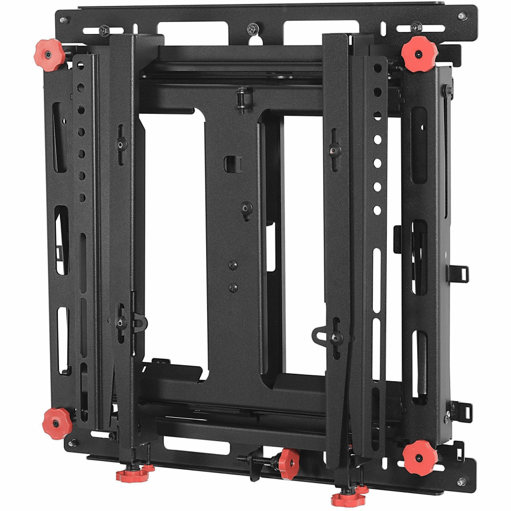 Soporte Muro para video wall LCD / Liberación Rápida / Para Pantallas 46"-60" / Ajuste Micro Sin Herramientas XYZ 1.5" / VESA 600x400 mm / Carga Máxima 56Kg / Gestión Integrada de Cables - Image 2