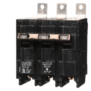 Interruptor automático atornillable tipo BL 3 polos, 30 amp.