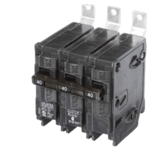 Interruptor automático atornillable tipo BL 3 polos, 40 amp.