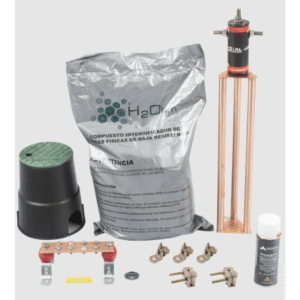 Kit de tierra física modelo TG30AB con Electrodo Magnetoactivo, capacidad: 30 AMP
