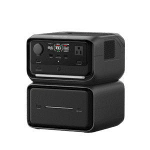 EcoFlow River 3 | Estación de Energía Portátil 858Wh Litio LFP / 2 AC 300 W (Max. 550W) / 1 USB-C 100W / 2 USB -A 12W / Cargador de Coche 8A a 12 o 24V / Conectividad WiFi y Bluetooth (App) / Carga Solar 110W Max.